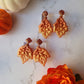 Ombre Maple and Oak Leaf Earrings